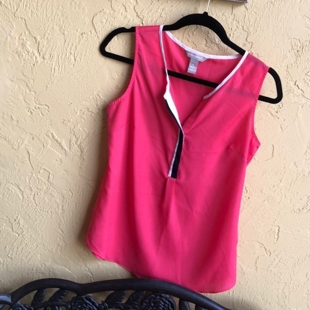Banana Republic salmon teaberry sleeveless top